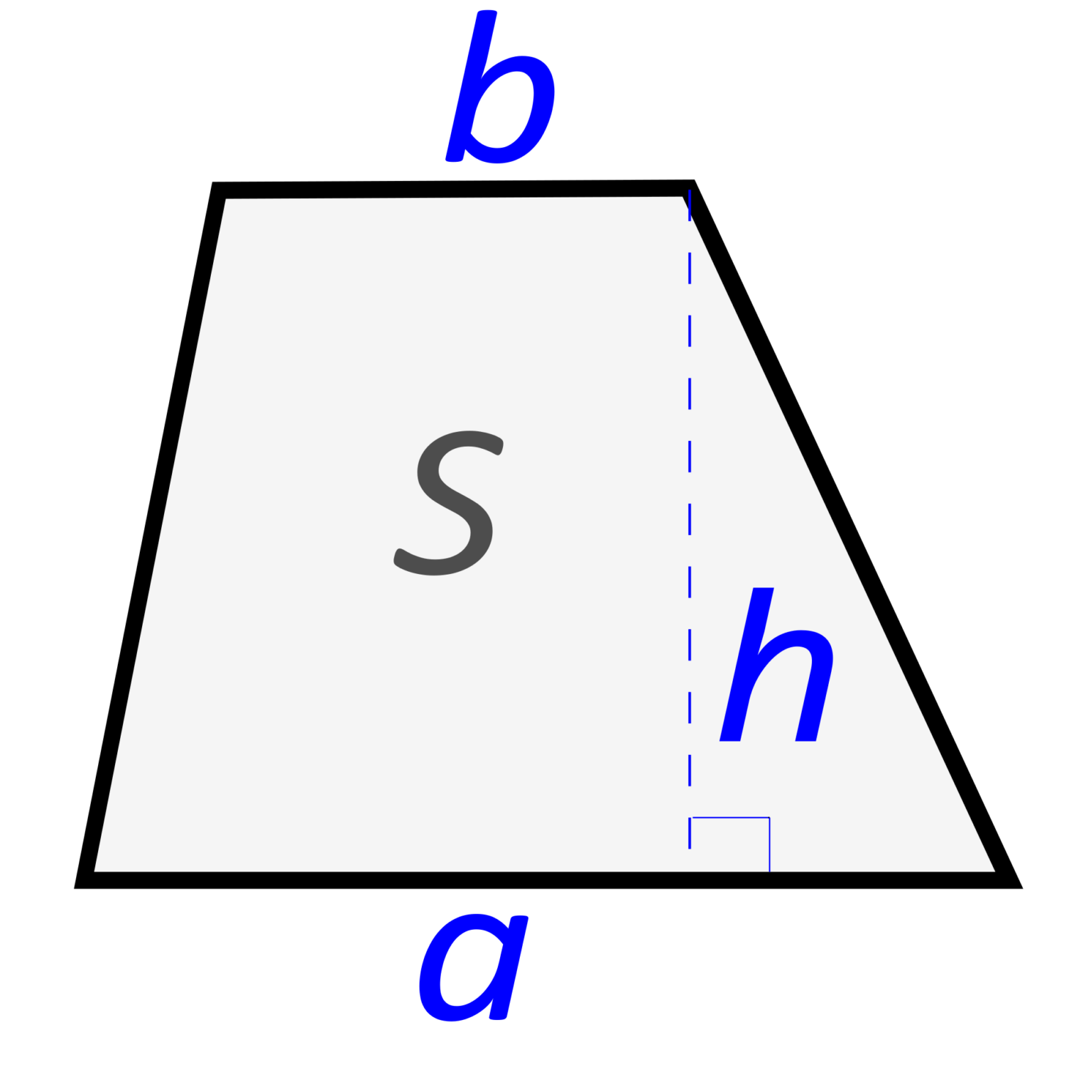 Площадь трапеции - онлайн калькулятор